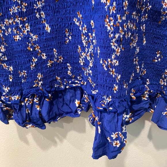 Faithfull Farrah Smocked Midi Dress Size 4 NWOT - Picture 3 of 6